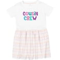 thumbnail image 3 of Inktastic Cousin Crew Cute Family Girls Toddler Dress, 3 of 5