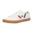 thumbnail image 2 of Lacoste Men's Sideline Canvas Off White / Gum Ankle-High Sneaker - 8.5M, 2 of 7