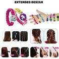 thumbnail image 2 of 2-Pack DIY Bracelet Making Kit for Girls  Arts and Crafts Jewelry Set with Colorful Strings, Clasps, and Stickers, 2 of 6