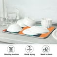 thumbnail image 7 of Yayeee Dish Drying Mat for Kitchen Counter 18"x24" Microfiber Absorbent Pad, Retro Stripes, 7 of 7