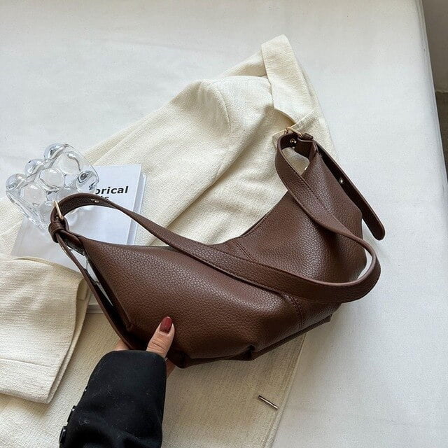 LinYooLi Sac à Main de Luxe Nouveau Matériau PU de Haute Qualité, Sac à Raviolis Rétro à la Mode pour Magasinage Parfait pour Femmes