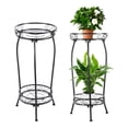 thumbnail image 1 of Soporte para plantas LOYAL TIGER de 2 niveles, resistente al óxido, 69 cm de alto, 1 of 6