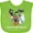 Apple Green, variant on Inktastic Halloween Trick-or-treat Cute Group of Monsters Boys or Girls Baby Bib