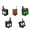 5pcs Tally light, variant on Video 1600 Panel Wireless Director Switcher PTZ Control For Live Streaming Broadcast Recording ,Effortless Switching