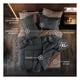 thumbnail image 3 of Set Edredón King Size Xl + Funda De Almohada + Sábanas 7 Pzas Real Textil Grafito - Café Claro, 3 of 8