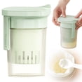thumbnail image 1 of Plertrvy Greek Yogurt Filter with Lid, Reusable Strainer for Making Thick Greek Yogurt, Cheese & tofu, Small Kitchen tool, Green, 1 of 7
