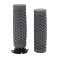 thumbnail image 1 of Kit de Cubierta de Empuñaduras de Mano de Motocicleta 7/8" 22mm 15/16" 24mm Unique Bargains Antideslizante TPU para Manillar de Motocicleta Scooter Bicicleta ATV Gris Oscuro 1 Juego, 1 of 1