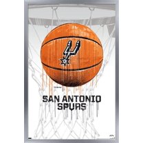 NBA San Antonio Spurs - Drip Basketball 21 Wall Poster, 14.725" x 22.375", Framed