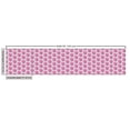 thumbnail image 3 of Ambesonne Pink Fabric by the Yard Upholstery, Abstract Polka Dots Pattern, 2 Yards, Pink and Pale Mauve, 3 of 5