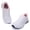 WhitePink, variant on AOV Womens Wide Toe Box Walking Shoes Arch Support Running Shoe Plantar Fasciitis Tennis Sneakers Orthotic for Pain Relief BlackGrey Size 9