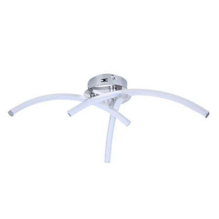 

LED Ceiling Light Nordic Modern Bifurcated Shaped Chandelier Lighting Lamp for Kitchen Living Bedroom Warm White Light