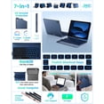thumbnail image 3 of Funda tipo funda con teclado para iPad 10th Gen 10.9 2022, color azul medianoche, 3 of 9