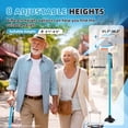 thumbnail image 4 of BigAlex Folding Walking Cane with Dual LED Lights, Adjustable Height Lightweight Walking Stick with Stable Rubber Base and Carrying Bag for Men Women and Seniors, 4 of 7