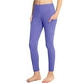 thumbnail image 2 of XQYLOS Girls’ Active Leggings with Pockets, High Waist Yoga Running Pants for Dance & Workout - Stretchy Kids Sports Tights, 2 of 6