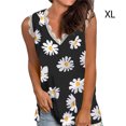 thumbnail image 3 of Qarigey Chaleco de algodón con cuello en V para mujer, sin mangas, informal, Sexy, pulóver, camiseta sin mangas, boda, playa, vacaciones, lugares, Top Type2 NO2 Qarigey AP010894-36, 3 of 4