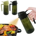 thumbnail image 2 of Botella pulverizadora genérica de aceite para cocinar, 470 ml, para freidora de aire, barbacoa, ensalada, color negro, 2 of 9