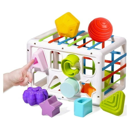 Toddler Montessori Toy for 1 Year Old  Upgrade Shape Sorter Toys and Developmental Sensory Toys 12-24 Months for Boys Girls Gifts  Preschool Learning Fine Motor Skills price history on PriceWatchPro