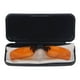 thumbnail image 2 of Gafas con clip de bloqueo de luces azules, lente naranja portátil con tapa vertical eficiente de 180 grados para computador, 2 of 7
