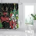thumbnail image 2 of NIGHTMARE BEFORE CHRISTMAS Shower Curtain Fabric, Cool Cartoon Merry Christmas Jack Skellington and Sally Shower Curtains for Kids Christmas Bathroom Decor with 12 Hooks (Color-07), 2 of 6