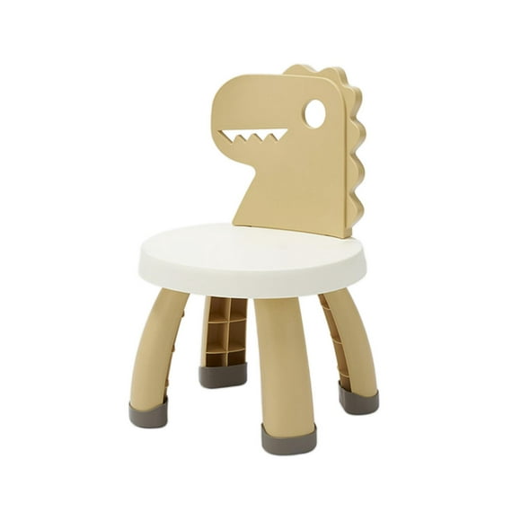 Cartoon Dinosaur Toddlers Chair Sturdy Kids Chairs for Families Kindergarten yellow