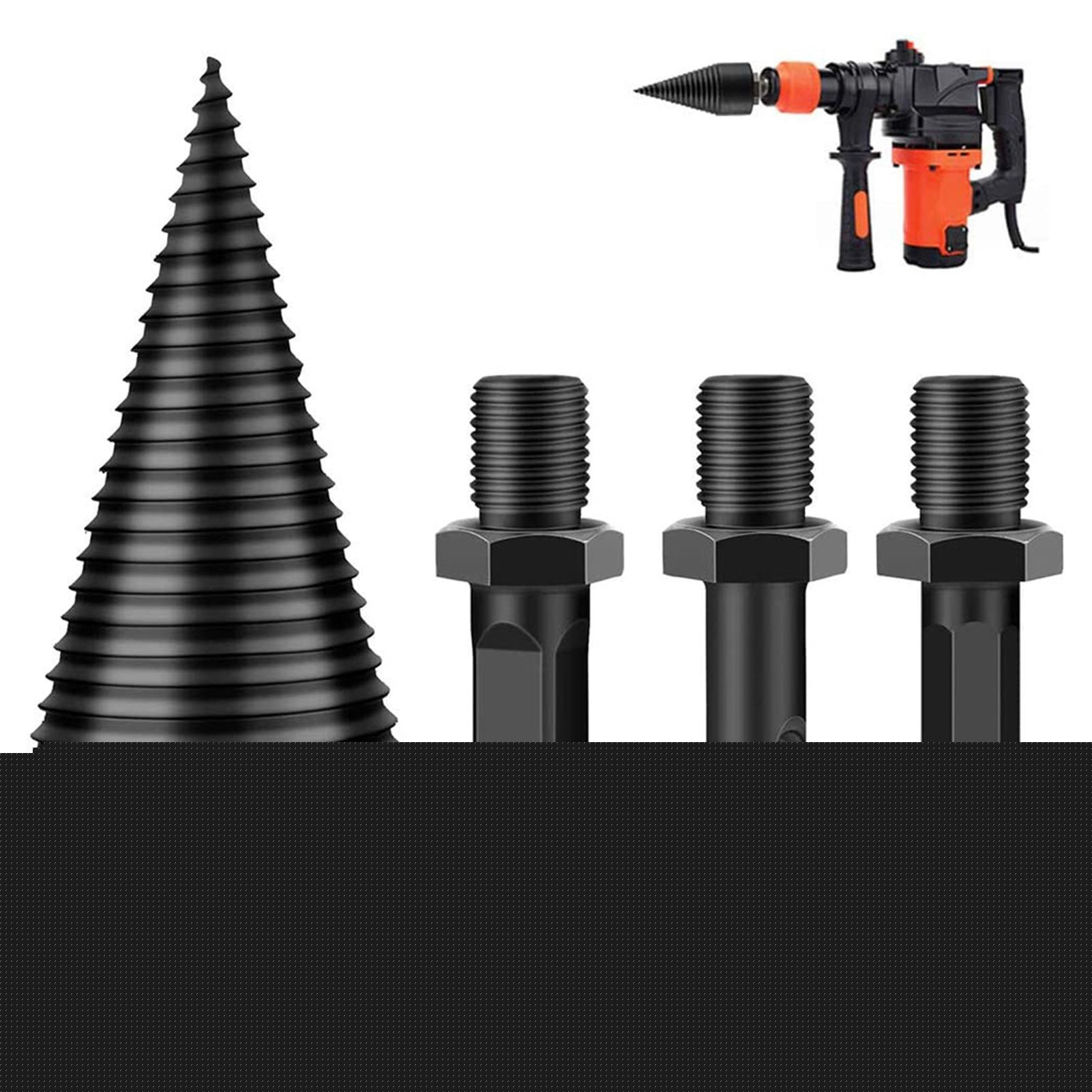 

Splitting Wood Drill Bit | Drill Bit Log Splitter For Electric Drill | Drill Bit With Pointed Design Sturdy Firewood Drills For Families