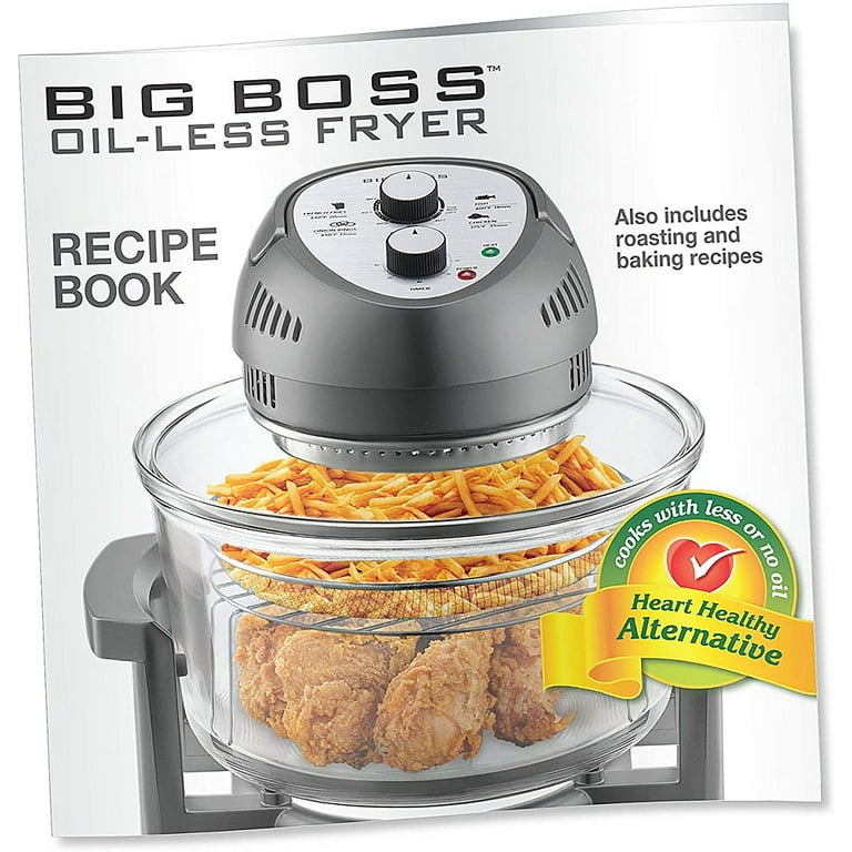 Big Boss Oil-Less Air Fryer - 1300W - 16 qt - Bronze
