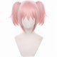 thumbnail image 1 of wonima44 Heat-Resistant Pink Short Cosplay Wigs with Two Ponytails for Halloween Costume Parties, 1 of 1