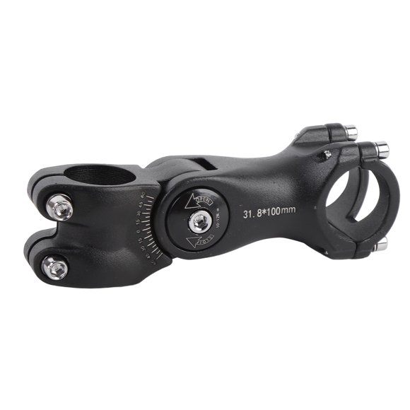 Mountain Adjustable 60 Degree 31.8mm Handlebar Stem Aluminum Alloy 100mm Short Handlebar Stem Mountain Cycle Stem for Cycling