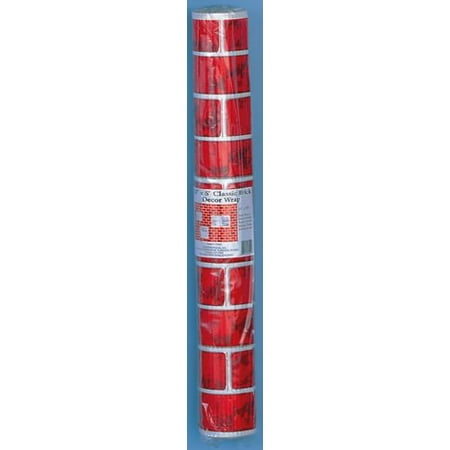 Christmas Classic Corrugated Brick Roll Wrap Chimney Prop Use For A Chimney Or Fireplace Prop By Classic Christmas Walmart Com Walmart Com