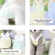 thumbnail image 3 of 2 piezas de vestido para perro, vestido de verano para perro, vestido para gato, trajes suaves y transpirables para perros y ropa para perros pequeños, medianos, grandes, extragrandes, niñas,, 3 of 8