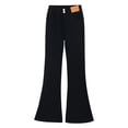 thumbnail image 2 of XXWXYD Teen Girls Wide Leg Flare Bootcu𝗍 Jeans Bell Bottom Stretc𝗁y High Waisted Denim Pants Trendy Cute Slim Fit Vintage 𝖸𝟤𝖪 Trousers Bottoms, 2 of 9