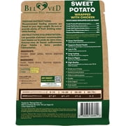 Dog Treats Sweet Potato Wrapped with Chicken 10.6 oz & Pet Natural Chew - Grain Free Dried Snacks in Bulk - Best Twists for Training Small & Large Dogs