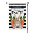 thumbnail image 1 of CY5O5ee 12x18 Inch Easter Garden Flag Carrots Rabbit Easter Egg Holiday Yard Flag Welcome Banners for Spring Outdoor Porch Yard Garden Outdoor Decoration, 1 of 8