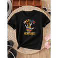 thumbnail image 4 of Hispanic Heitage Month Iron-On Graphic Tees With 100% Cotton Fabric,Suitable for Boys And Girls,Size From 3T-13Y,Ideal Gift for Kids, 4 of 6