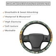 thumbnail image 3 of Renewold American Tribal Highland Cow Sunflower Blue Auto Steering Wheel Cover Universal 15 Inch Anti-Slip Neoprene Tribal Style Car Steering Wheel Protector for Women Men, 3 of 7
