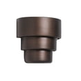 thumbnail image 3 of Luxury Lighting Fasciato 10" High Ceramic Outdoor Wall Light, Rubbed Bronze Painted Finish, LED Bulb Included, 3 of 3