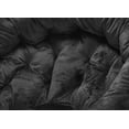 thumbnail image 5 of Urban Shop Polyester Folding Chair, Black, 5 of 6
