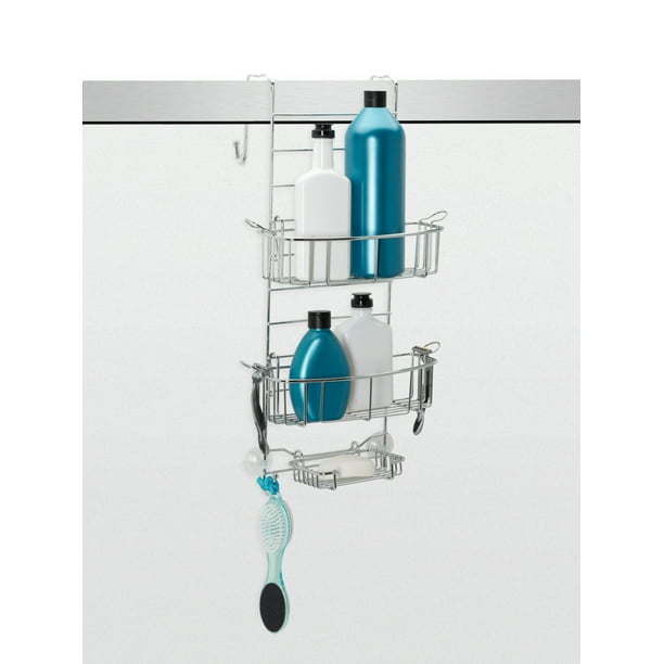 Chrome overtheDoor Shower Caddy, Zenna Home