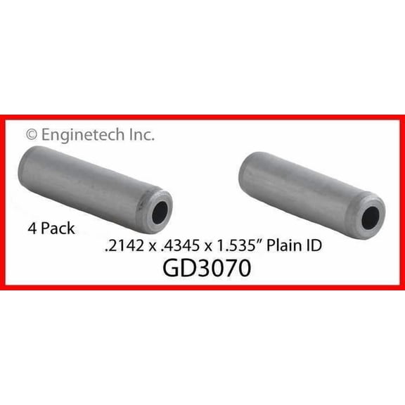 Enginetech GD3070 Engine Valve Guide - 4 Pack