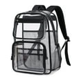 thumbnail image 2 of DAKIMOE Fashion Clear Backpack For School Women School Bookbag Heavy Duty Transparent Backpack, Clear Bookbag, 2 of 9
