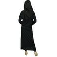 thumbnail image 4 of Bimba Black Abaya Burqa Rayon Jilbab Muslim Women's Clothing With Hijab -26, 4 of 5