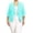 Aqua, variant on Moa Collection Women's Chic Plus Size Office Blazer – Rolled Up 3/4 Sleeves Open Front