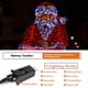 thumbnail image 3 of Luces navideñas SANJICHA, paquete de 2 unidades, 66 pies, 200 LED, rojo y blanco, 3 of 8