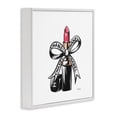 thumbnail image 3 of Stupell Industries Glam Brand Lipstick Ribbon White Framed Giclee Art design by Amanda Greenwood, 24 x 24, 3 of 8