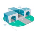 thumbnail image 2 of ECR4Kids SoftZone Triple Tunnel Maze 360 Degree Climber, Toddler Playset, Contemporary, 9-Piece, 2 of 9