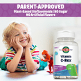 thumbnail image 4 of KAL C-Rex Vitamin C 100mg | Supplement for Kids | Tasty Orange Chewables, No Fructose | With Bioflavonoids from Rose Hips, Rutin & Acerola | 100ct, 4 of 6
