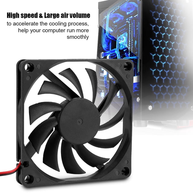 Ventilador De Refrigeración De CPU De 3500 RPM, Enfriador De CPU, Negro Para Computadora PC
