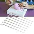 thumbnail image 1 of Wool Felt Needles, Felt Pocked Felting Tool Needles 7Pcs Replacement Needle Iron  for Hook Thread for Plasticity for Trimming for Patch-Work Embroidery, 1 of 7
