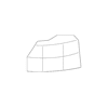 Genuine OE GM Bumper Cover Support Rail - 20880923