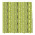 thumbnail image 2 of Ambesonne African Shower Curtain, Folkloric Pattern Ornaments, 69"Wx84"L, Pale Avocado, 2 of 4